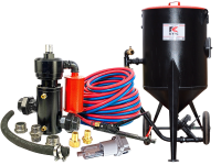 Пескоструйный аппарат PST-160 с фильтром, КПДУ twin 40 п.м.