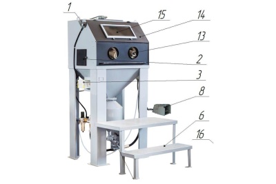 Пескоструйная камера PST-КСО-60 с фильтром-вентилятором (КСО)